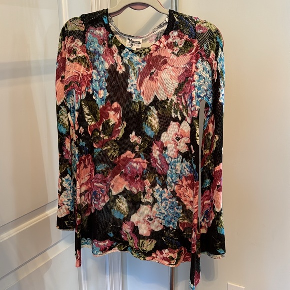 SHOW ME YOUR MUMU MELLOW FLORAL FESTIBELL BELLE SLEEVE SWEATER - Picture 5 of 9